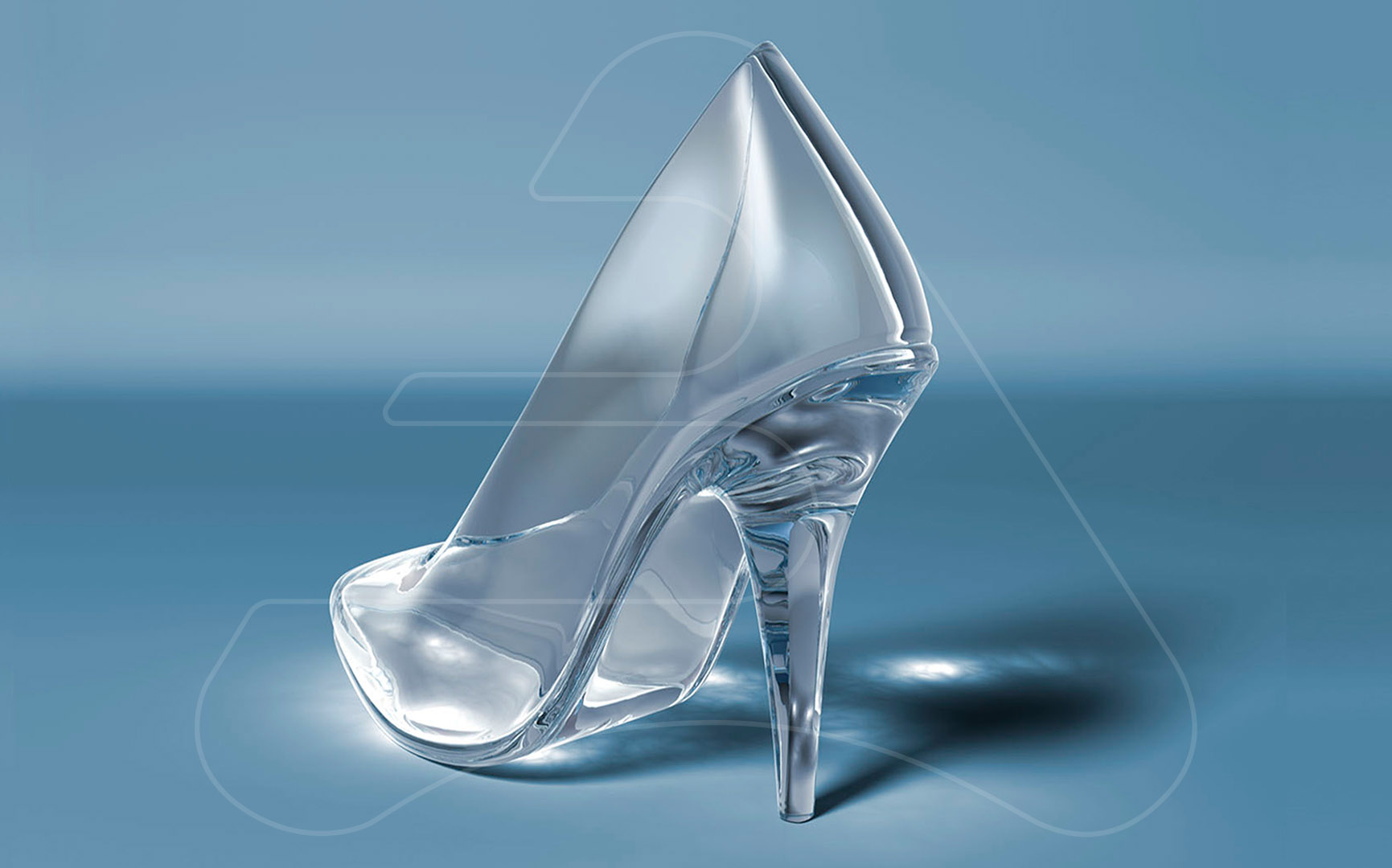 Cristal Shoe / Collection Kaibide / 3D Modeling and Photo retouching