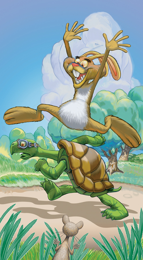 The hare and the Turtle / Cover
