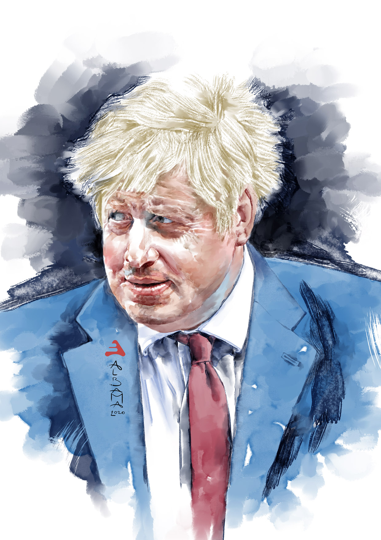 Boris portrait / Watercolor